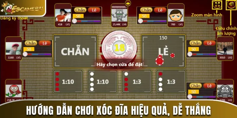 Cách đánh xóc đĩa luôn thắng cho người chơi tham khảo