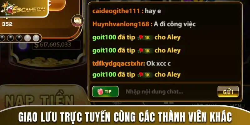 Trải Nghiệm App Live Stream Show Tài Xỉu Độc Quyền 3 Giao lưu trực tuyến cùng các thành viên khác