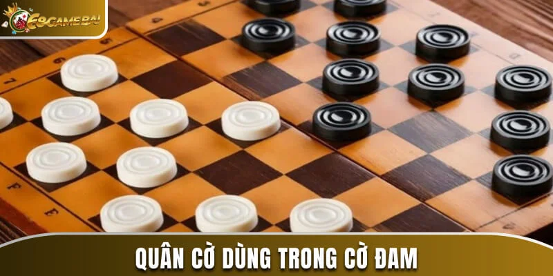 Cách Chơi Cờ Đam - Luật Chơi Và Những Quy Tắc Cơ Bản 2 Giới thiệu quân cờ được dùng trong trò chơi