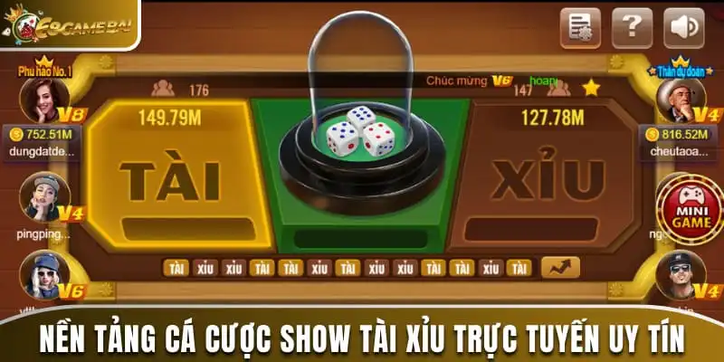 Trải Nghiệm App Live Stream Show Tài Xỉu Độc Quyền 2 Nền tảng cá cược show tài xỉu trực tuyến uy tín